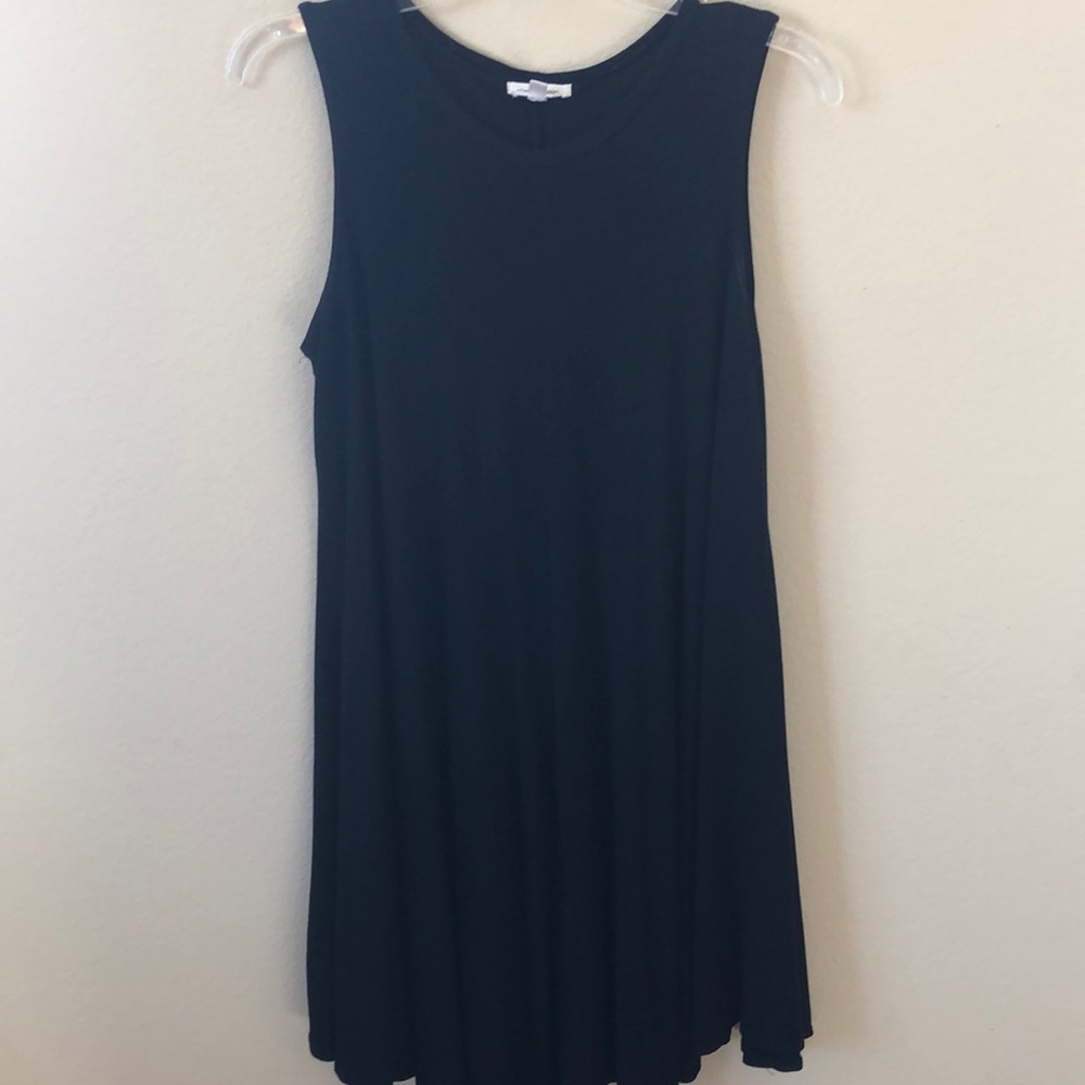 UO Silence + Noise A-line Black Circle Hem Dress - Size Small